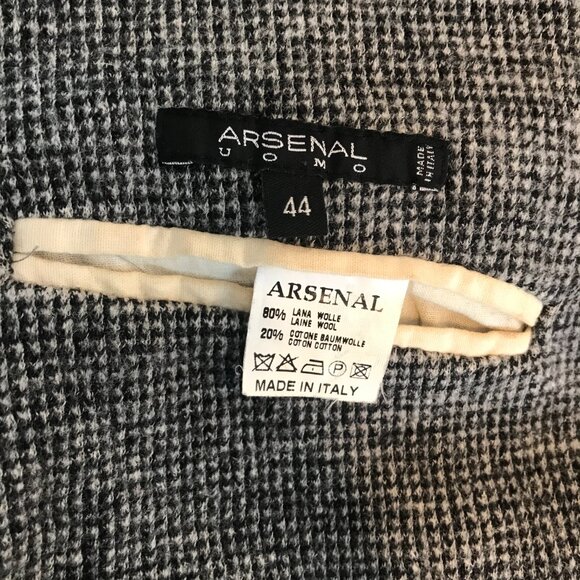 VTG Arsenal Uomo wool blazer men 44 made in Italy old money academia luxury prep - Picture 6 of 14